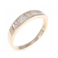 K18PG ダイヤモンド リング 0.37CT