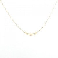K18YG ダイヤモンド ネックレス 0.01CT
