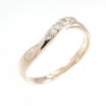 K18PG ダイヤモンド リング 0.05CT