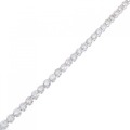 K18WG ダイヤモンド ブレスレット 2.00CT