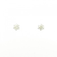 PT ソリティア ダイヤモンド ピアス 0.293CT