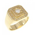 K18YG ダイヤモンド リング 0.25CT