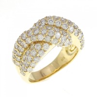 K18YG ダイヤモンド リング 2.27CT