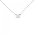 ティファニー プリンセス ネックレス 0.70CT J VS1 スクエアカット