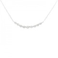 K18WG ダイヤモンド ネックレス 0.20CT