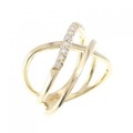 K18YG ダイヤモンド リング 0.25CT