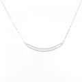 K18WG ダイヤモンド ネックレス 0.25CT