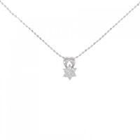 K18WG ダイヤモンド ネックレス 0.10CT