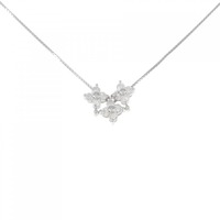 PT フラワー ダイヤモンド ネックレス 0.50CT