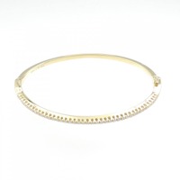 750YG ダイヤモンド バングル 0.46CT