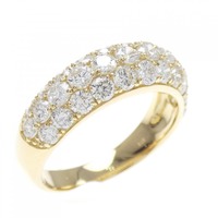 K18YG パヴェ ダイヤモンド リング 2.01CT