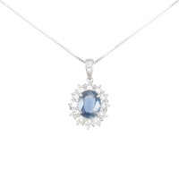 PT サファイヤ ネックレス 2.06CT