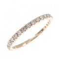 K18PG フルエタニティ ダイヤモンド リング 0.34CT