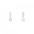K18WG ダイヤモンド ピアス 0.52CT