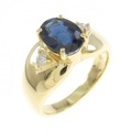 K18YG サファイヤ リング 1.77CT