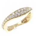 K18YG ダイヤモンド リング 0.37CT