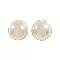 K18YG マベパール イヤリング