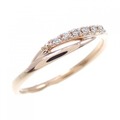 K10PG ダイヤモンド リング 0.03CT