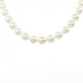シルバークラスプ アコヤパール ネックレス 9-9.5mm