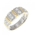 PT/K18YG ダイヤモンド リング 0.51CT