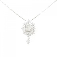 K18WG ダイヤモンド ネックレス 2.00CT