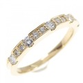 K18YG ダイヤモンド リング 0.25CT