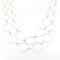 K18スリーカラー ネックレス