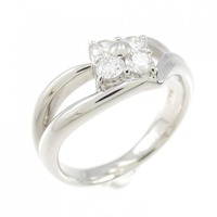 PT フラワー ダイヤモンド リング 0.35CT