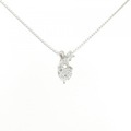 PT ホワイトサファイヤ ネックレス 0.30CT