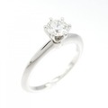 ティファニー クラシックソリティア リング 0.34CT I VVS2 3EXT