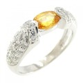 PT サファイヤ リング 0.65CT