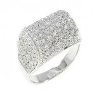 750WG ダイヤモンド リング 2.00CT