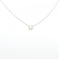 K18YG ホースシュー ダイヤモンド ネックレス 0.02CT