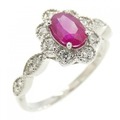 PT ルビー リング 0.648CT