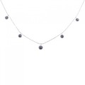 K18WG ダイヤモンド ネックレス 0.75CT