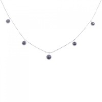 K18WG ダイヤモンド ネックレス 0.75CT