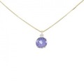 K18YG タンザナイト ネックレス 1.00CT