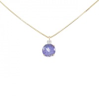 K18YG タンザナイト ネックレス 1.00CT