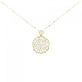 【リメイク】K18YG ダイヤモンド ネックレス 0.50CT