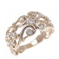 K18PG ダイヤモンド リング 0.20CT