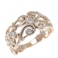 K18PG ダイヤモンド リング 0.20CT