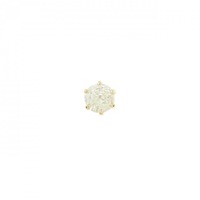 K18YG ダイヤモンド ピアス 0.25CT 片耳