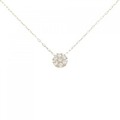 【リメイク】K18YG ダイヤモンド ネックレス 0.15CT