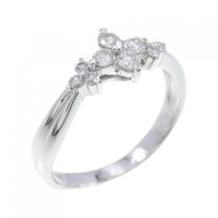PT フラワー ダイヤモンド リング 0.30CT
