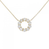 【リメイク】K18YG ダイヤモンド ネックレス 0.66CT