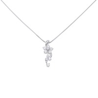 ギンザ タナカ フラワー ダイヤモンド ネックレス 1.00CT