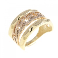 18K/18KPG ダイヤモンド リング 0.15CT