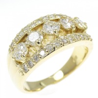 K18YG ダイヤモンド リング 1.06CT