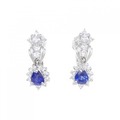 PT サファイヤ イヤリング 1.17CT