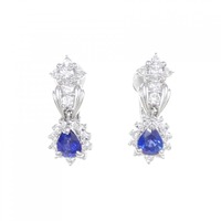 PT サファイヤ イヤリング 1.17CT